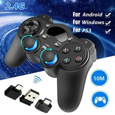 Controller di gioco wireless 2,4 GHz PS3 gamepad joystick PC impugnatura ergonomica joypad