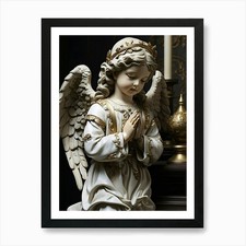 Angel Praying 1 Art Print
