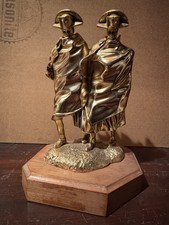 Statua “Carabinieri Nella Tormenta” Doratura Oro 24k