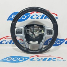 Volante con comandi in pelle e radica Lancia Thema 2014 cod. 05057580 ecoAC1104