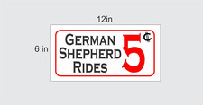 GERMAN SHEPHERD RIDES 5 Cents