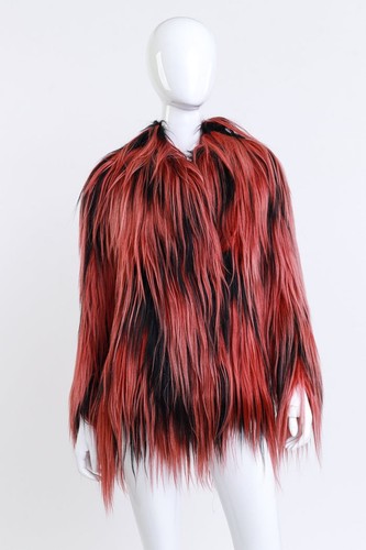 Gucci black red long - black, fur