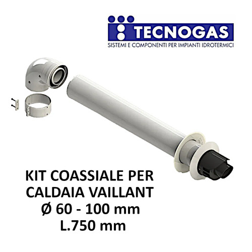 Kit scarico fumi coassiale
