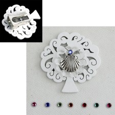 30855 Bomboniere Temperamatite Albero Vita Cristallo Conchiglia Capasanta Mare