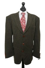Harris Tweed Giacca da Uomo