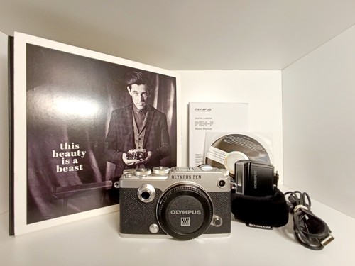 Olympus pen silver - pen-f, body