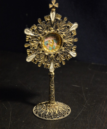 Reliquia maria con reliquiario - reliquia,