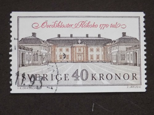 Timbro svedese usato - (1),