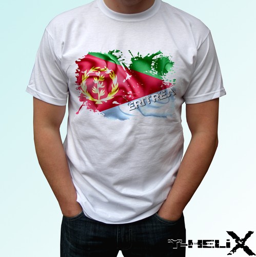 Bandiera eritrea t shirt - bandiera,
