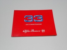ALFA ROMEO 33 LIBRETTO USO E