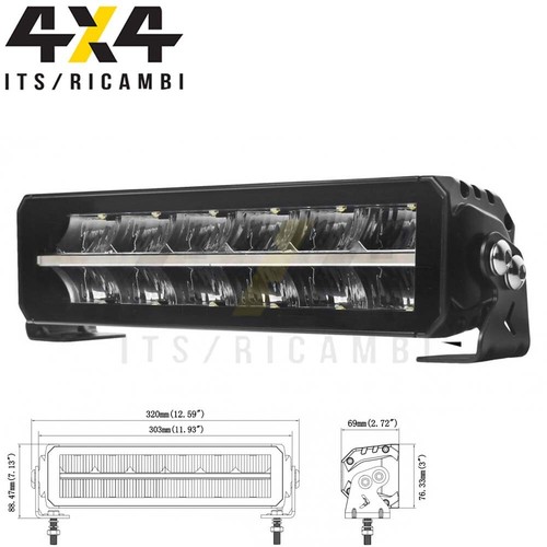 Mini barra led 32cm - barra,