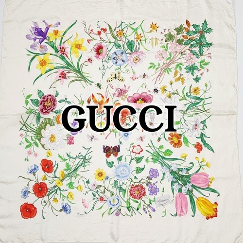 Sciarpa gucci grande seta - gucci,