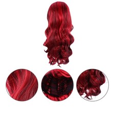  Parrucca cosplay riccia lunga