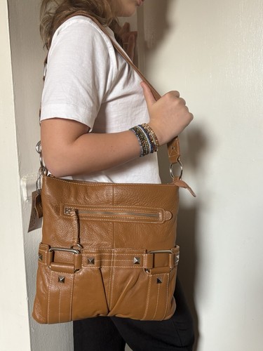 Borsa tracolla vera pelle - in,