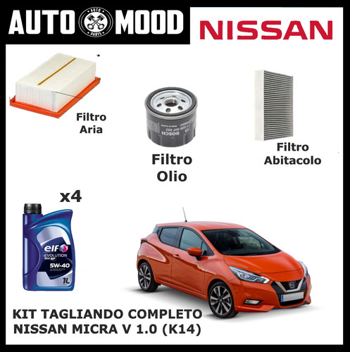 Kit tagliando completo nissan - completo,
