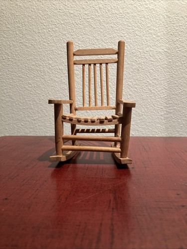 Sedia dondolo legno - a,