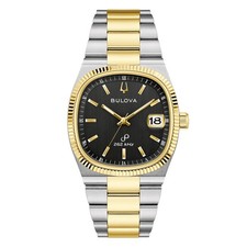 OROLOGIO BULOVA SUPER SEVILLE BICOLORE QUADR.NERO 262 kHz 98B458