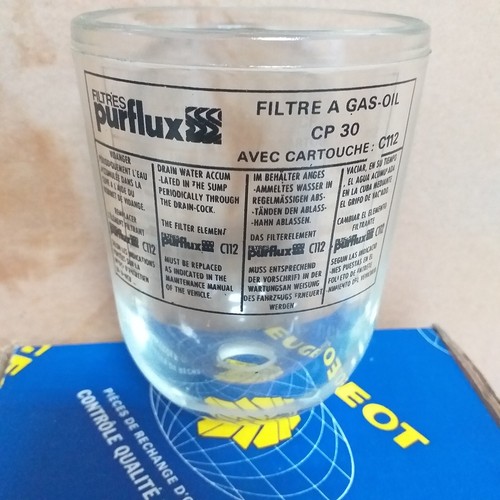 Portafiltro vetro gasolio - in,