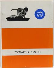 catalogo uso manutenzione tomos sv 3 motore nautica ricambi 1974
