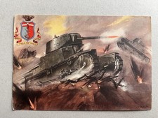 C) Cartolina militare 2GM WWII 32° Carristi carri armati D'Ercoli 