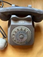 Telefono a disco SIEMENS AUSO SIP S62 Design Lino Saltini Bigrigio '60s Vintage