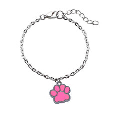 Bracciale con Zampa Rosa