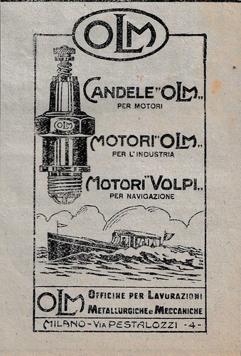Pubblicita 1920 olm - 1920,