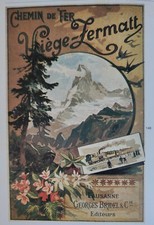 Cervino - Matterhorn Zermatt Alpi montagne, dal libro Il Cervino e le sue stampe