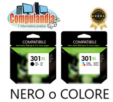 Compatibile HP 301 XL per ENVY 4500 - 5530 - OFFICEJET 2600 - 2620 - 4630