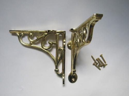 Coppia staffe mensola - staffe,