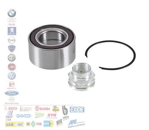 Kit cuscinetto ruota anteriore - ruota,
