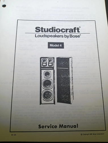 Bose model studiocraft - model,