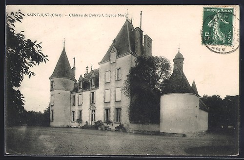 Cpa saint just château - cpa, saint-just,