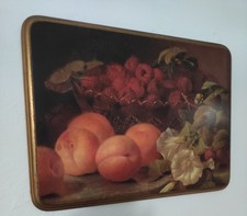 QUADRO TAVOLA IN LEGNO NATURA MORTA 1798 DIPINTA 30 X 40