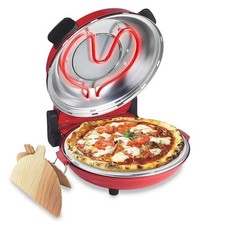 Forno per Pizza Pietra Refrattaria 2000w Timer Termostato colori assortiti