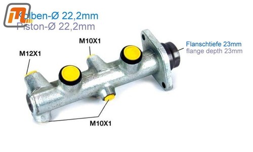 Cilindro freno principale ford - freno,