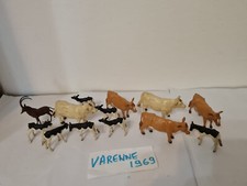 LOTTO SOLDATINI MUCCHE E VITELLINI BRITAINS MADE IN ENGLAND 1984 + STAMBECCO