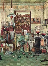 CARTOLINA ITALIA TRIESTE INTERNO SU CITTAVECCHIA ILLUSTRATORE BRESSANUTTI ITALY