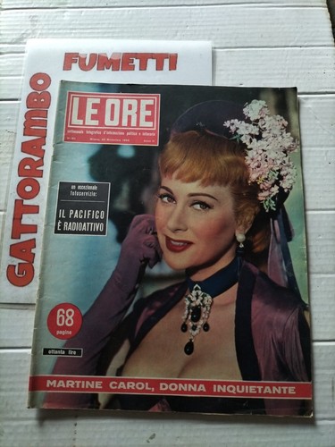 Ore anno 1954 con - le,