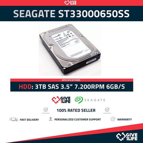 Seagate st33000650ss 3tb hdd - seagate,