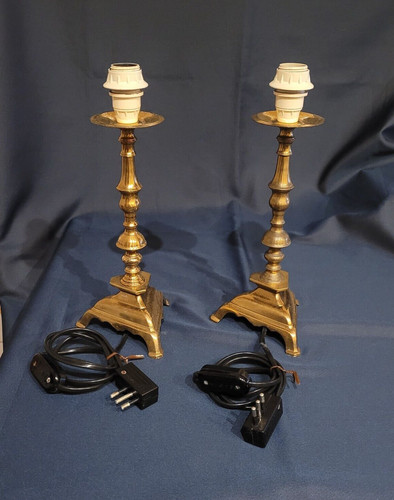 Coppia lampade tavolo a - coppia,