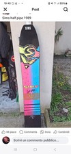 Snowboard sims half pipe - snowboard, 1989