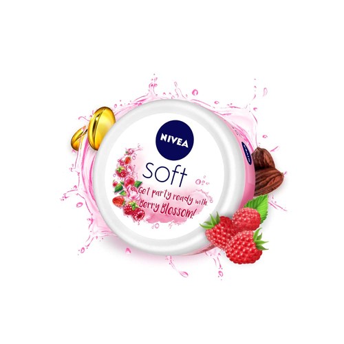 Nivea soft berry blossom - nivea,