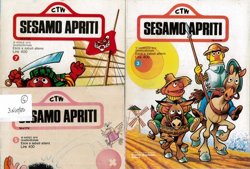 Sesamo apriti fumetto - 3, pezzi