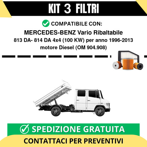 Kit filtri tagliando - filtri,