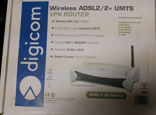 Modem digicom adsl2 backup - modem,