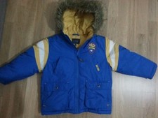 OVS lotto 655 piumino k-way giacca giubbino bimbo celeste 6 anni spalle 38 cm