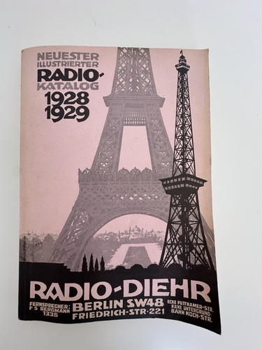 Catalogo radio 1928 1929 - catalogo,