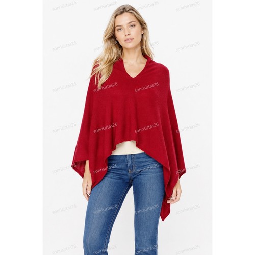 Poncho maglione nuovo con
