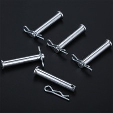 5pz Clip Gancio Pin Acciaio